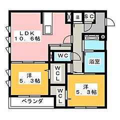物件の間取り