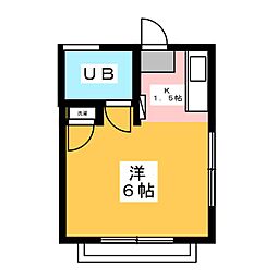ハイツマスダ ワンルームの間取図画像