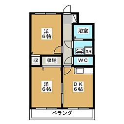 間取図画像 2DK