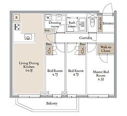 間取図画像 3LDK
