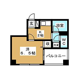 間取図画像 1K