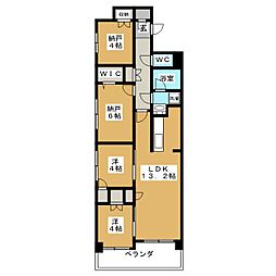 ディームス横濱青木町 3SLDKの間取図画像