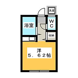 サンヴィレッジNK ワンルームの間取図画像