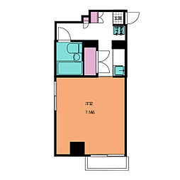 東壮ホームズ ワンルームの間取図画像