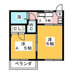 間取図画像 2K