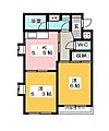 メゾナムール2階5.6万円