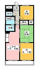 ウインズピア緑園 3LDKの間取図画像