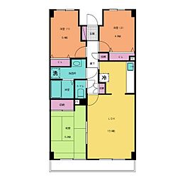 ウィステーリア二俣川 3LDKの間取図画像