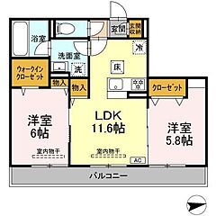 物件の間取り