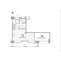 Terra湘南台 1LDKの間取図画像