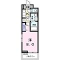 プラシード2階7.6万円