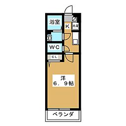 リブリ・シャルマンパル 1Kの間取図画像