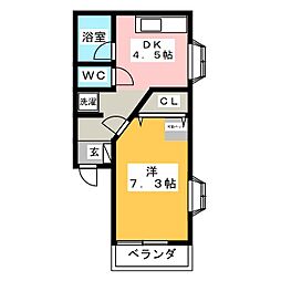 間取図画像 1DK