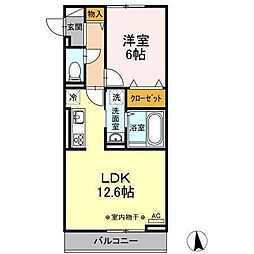 間取図画像 1LDK