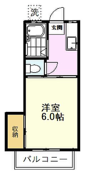 RBap　C 101｜東京都国立市西2丁目(賃貸アパート1K・1階・21.00㎡)の写真 その2