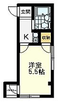 クレスト恋ヶ窪 203 ｜ 東京都国分寺市東戸倉2丁目3-3（賃貸マンション1K・2階・16.50㎡） その2