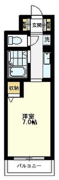 画像2:アビヤントキヨ、104号室、1Ｋ