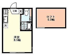 ベルカイユ 205 ｜ 東京都国分寺市光町3丁目20-8（賃貸アパート1R・2階・19.87㎡） その2