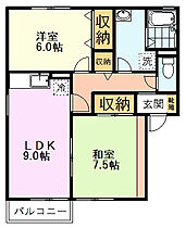 プラザS 201 ｜ 東京都国分寺市北町5丁目（賃貸アパート2LDK・2階・55.44㎡） その2