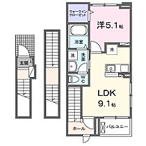 ベル・アンジュ 301 ｜ 東京都小平市小川東町1丁目2136-4（賃貸アパート1LDK・3階・42.20㎡） その2