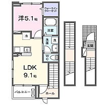 東京都小平市小川東町1丁目2136-4（賃貸アパート1LDK・3階・42.20㎡） その2