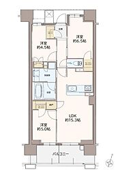 ロジュマン千里中央ヒルズ １ 2SLDKの間取り