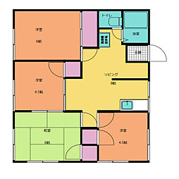 マイメゾン 1階4DKの間取り