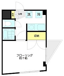 第二武蔵野ビル 1Kの間取図画像