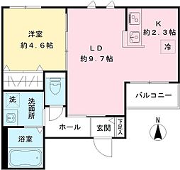 Sakura Terrace 1LDKの間取図画像