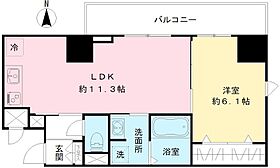 Je　Glycine（ジュグリシーニュ）寿町 905 ｜ 東京都府中市寿町３丁目1-2（賃貸マンション1LDK・9階・40.02㎡） その2