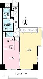 パティオアキ 1LDKの間取図画像