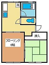 コーポ高美 102 ｜ 東京都八王子市堀之内３丁目6-3（賃貸アパート2DK・1階・34.71㎡） その2