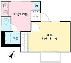 ヴィヴェール桜ヶ丘 102 ｜ 東京都多摩市関戸１丁目4-30（賃貸アパート1K・1階・22.68㎡） その2