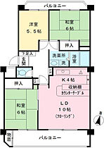 京王めじろ台マンションD棟 404 ｜ 東京都八王子市めじろ台１丁目1-1（賃貸マンション3LDK・4階・69.46㎡） その2