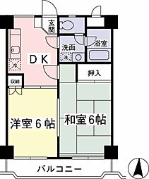 間取図画像 2DK