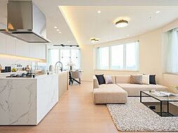 芝浦アイランドケープタワー 4612 3LDKのリビング/ダイニング