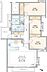 間取り：専有面積100.48m2・3LDKの間取りの角部屋です。約5m2の専用ポーチ付きです。給水管・給湯管に至るまで新規交換済みのため快適にお過ごしいただけます。
