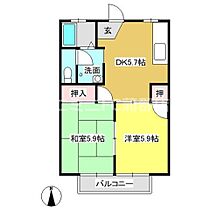 ボナール丸光A棟 103 ｜ 愛知県蒲郡市三谷町高松（賃貸アパート2K・1階・38.83㎡） その2