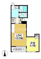 ティアラ 306 ｜ 愛知県額田郡幸田町大字大草字丸山（賃貸マンション1LDK・3階・44.72㎡） その2