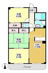 間取図画像 3LDK