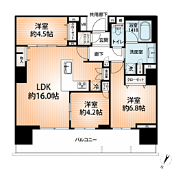 間取図画像 3LDK