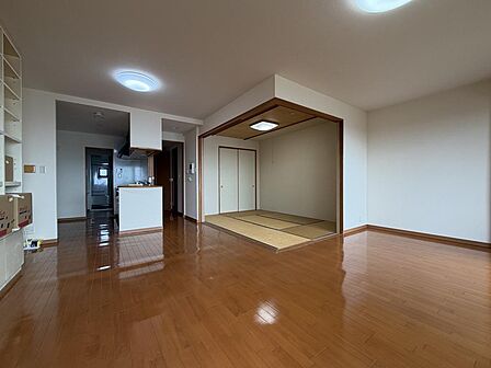 和室オープンで約26帖