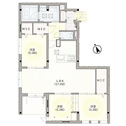 チェリーゼ 3LDKの間取図画像