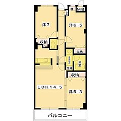 物件の間取り