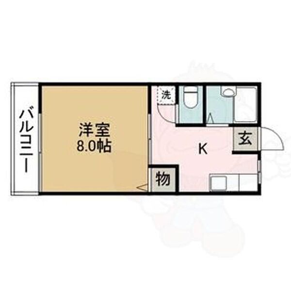 シティハイムU ｜愛知県名古屋市中川区野田１丁目(賃貸アパート1K・2階・27.80㎡)の写真 その2