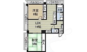 宝竹橋ハイツ  ｜ 愛知県名古屋市中村区竹橋町25番22号（賃貸マンション2LDK・1階・50.34㎡） その2