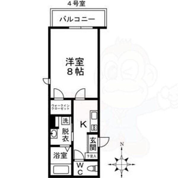 Grid Nagoya ｜愛知県名古屋市中村区森田町３丁目(賃貸マンション1K・4階・27.14㎡)の写真 その2