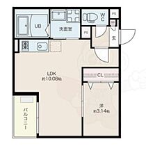 Jack biwajima3  ｜ 愛知県名古屋市西区枇杷島４丁目（賃貸アパート1LDK・1階・31.81㎡） その2