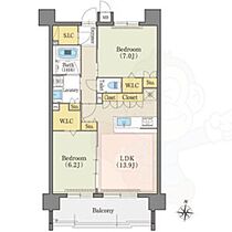 テラッツァ白壁  ｜ 愛知県名古屋市東区白壁２丁目（賃貸マンション2LDK・2階・63.00㎡） その2