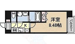 名古屋市営鶴舞線 鶴舞駅 徒歩10分の賃貸マンション 10階1Kの間取り